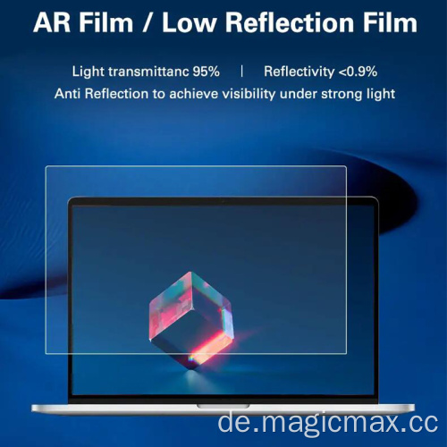 Computerbildschirmfilter schützen Augen Anti -Reflexionsfilm